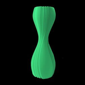 Modern Green Sculptural Vase 0002